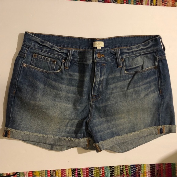 J crew factory high waisted cuffed shorts - Picture 3 of 8